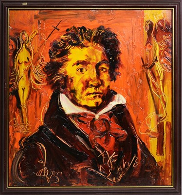 Lot 247 - Antoni Sulek - Beethoven| oil