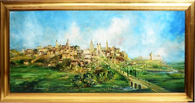 Lot 251 - Antoni Sulek - Polish Panorama | oil