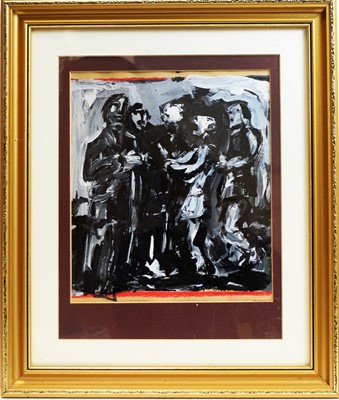 Lot 255 - Antoni Sulek - An Abstract Crowd | oil