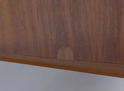 Lot 25 - Alfred Cox for A.C. Furniture: a mid Century teak and walnut bedroom suite.