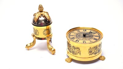Lot 372 - A Sinclair Harding  clock.