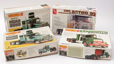 Lot 68 - Four Matchbox AMT model constructor kits