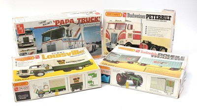 Lot 69 - Four Matchbox AMT model constructor kits
