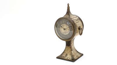 Lot 180 - A George V silver-mounted timepiece.