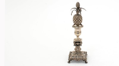 Lot 155 - An early 19th Century Portuguese silver toothpick holder.