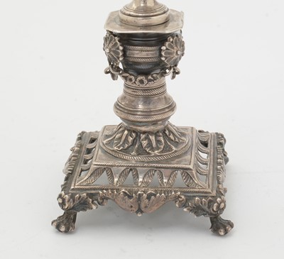 Lot 155 - An early 19th Century Portuguese silver toothpick holder.