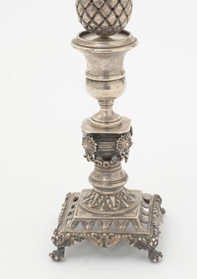 Lot 155 - An early 19th Century Portuguese silver toothpick holder.