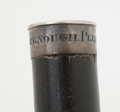 Lot 186 - A George III Scottish silver mounted hardwood tipstaff.