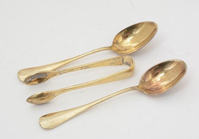 Lot 181 - A late 19th/early 20th Century French gilt-metal tea equipage.