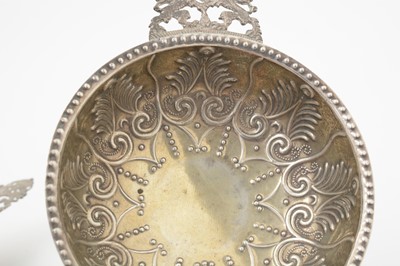 Lot 152 - A pair of late Victorian silver two-handled dishes.