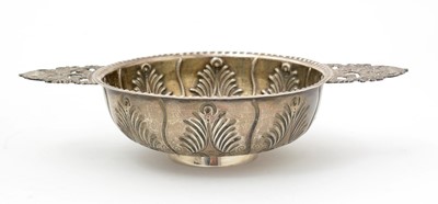 Lot 152 - A pair of late Victorian silver two-handled dishes.