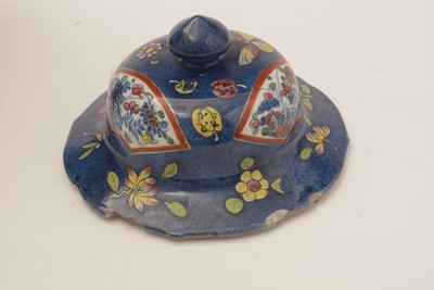 Lot 875 - Clobbered Chinese blue and white vase.