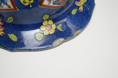 Lot 875 - Clobbered Chinese blue and white vase.