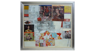 Lot 295 - George Donald RSA RSW - Archaic Fragments (2004) | mixed media