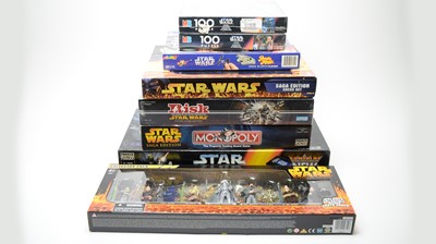 Lot 207 - A selection of Star Wars board games.