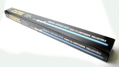 Lot 224 - A Master Replica Star Wars Anakin Skywalker Force FX Lightsaber.