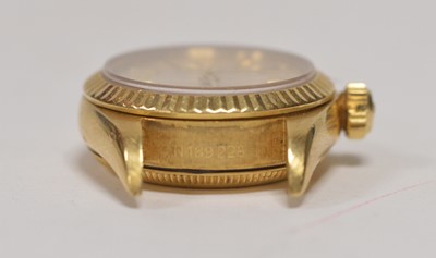 Lot 437 - Rolex Oyster Perpetual: a lady's 18ct yellow gold automatic wristwatch