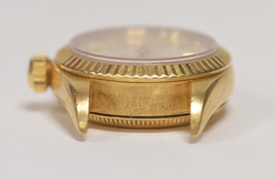 Lot 437 - Rolex Oyster Perpetual: a lady's 18ct yellow gold automatic wristwatch