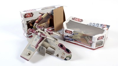 Lot 244 - A boxed Star Wars Gunship; and a boxed Star Wars Starfighter, various.