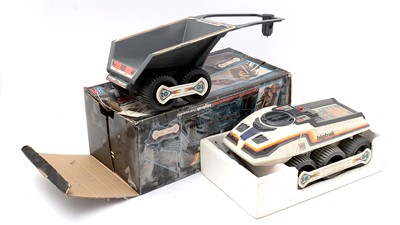 Lot 62 - MB Electronics Bigtrack transport vehicle and accessory dump unit
