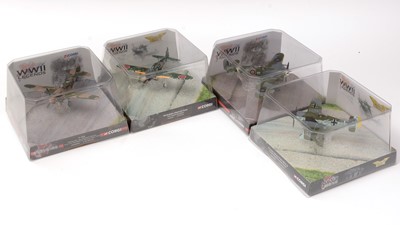 Lot 24 - Four Corgi WWII Legends 1.72 scale Model Aircraft.