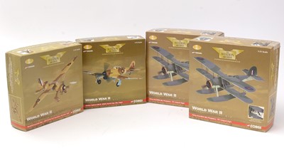 Lot 26 - Four Corgi Aviation Archive World War II Aircraft of the NTO Series.