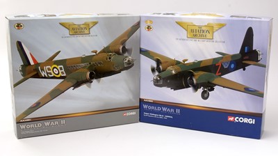 Lot 27 - Two Corgi Aviation Archive 1:72 scale model planes.