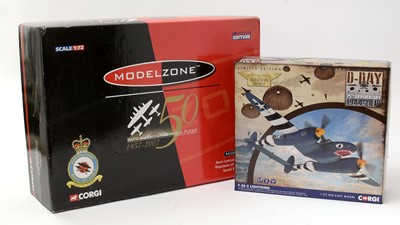 Lot 1 - Two Corgi Limited Edition 1:72 scale diecast model planes.