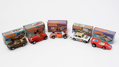Lot 46 - Five Matchbox 75 diecast vehicles