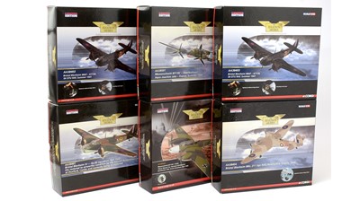Lot 12 - Six limited edition Corgi Aviation Archive 1:72 scale diecast model planes.