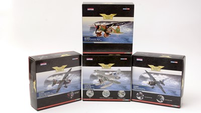 Lot 16 - Four limited edition Corgi Aviation Archive 1:72 scale diecast model planes.