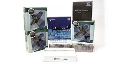 Lot 20 - A group of 1.72 scale die-cast model planes by various manufacturers.