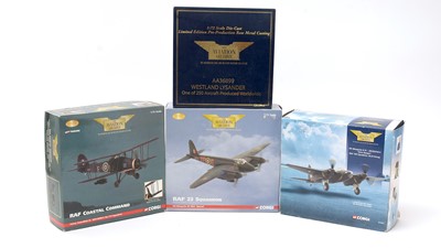 Lot 22 - A group of four Corgi Aviation Archive 1.72 scale die-cast model planes