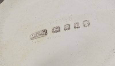 Lot 149 - A George V silver small dish.