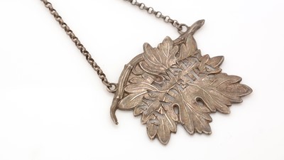 Lot 277 - An early Victorian silver wine label.