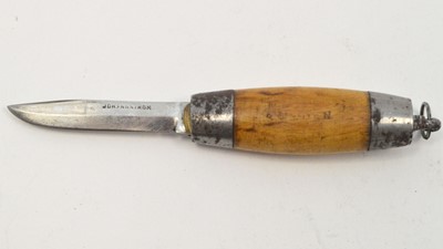 Lot 679 - A Joh Engstrom of Sweden late 19th Century barrel knife