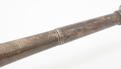 Lot 187 - A George V silver hunting horn.