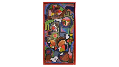 Lot 319 - Chief Jimoh Buraimoh - Untitled | oil and beads