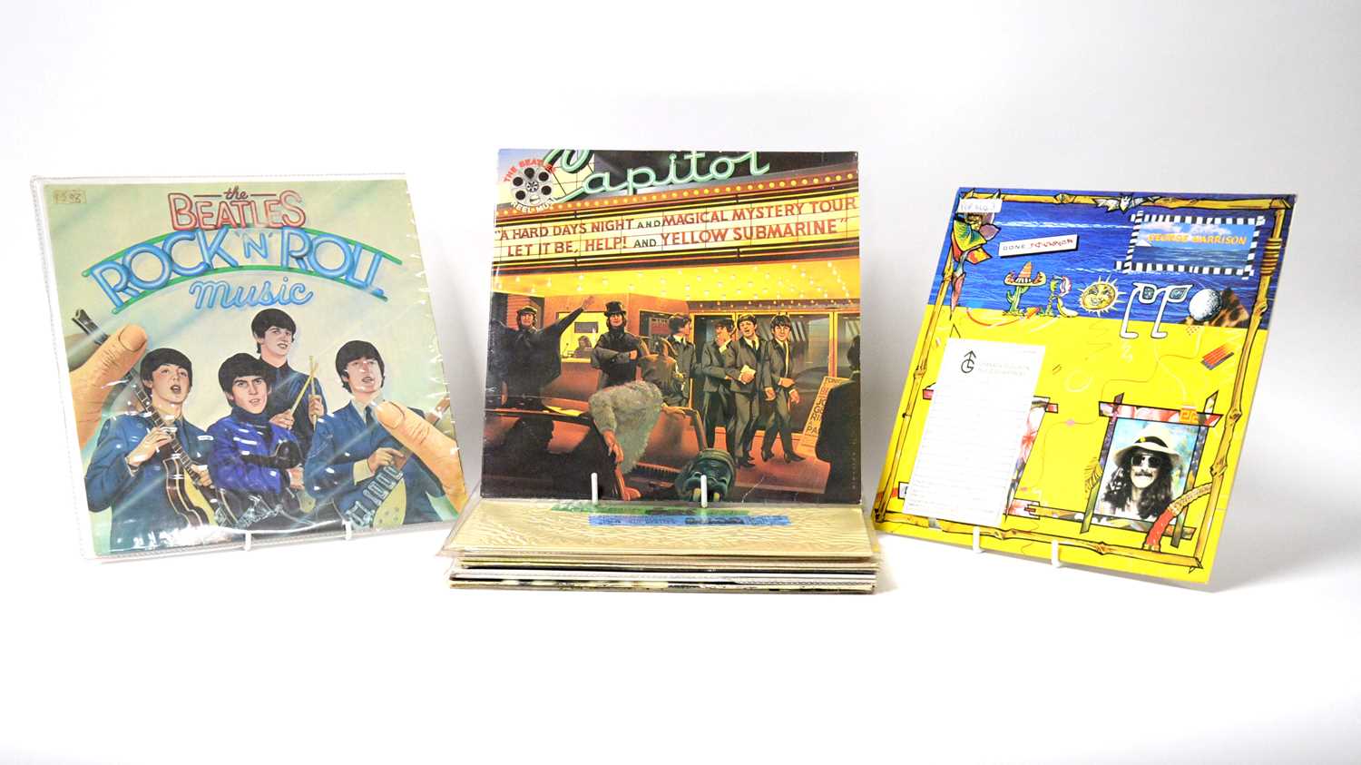 Lot 26 - A selection of LPs by The Beatles.
