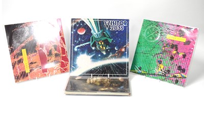 Lot 28 - A selection of mixed rock LPs.