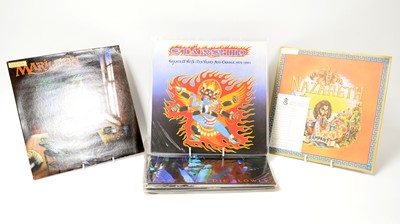 Lot 32 - A selection of mixed rock LPs.