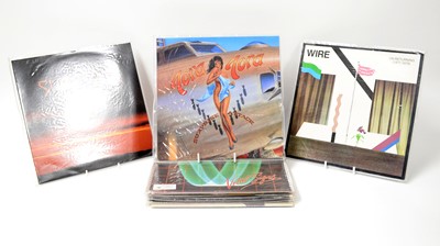 Lot 33 - A selection of mixed rock LPs.