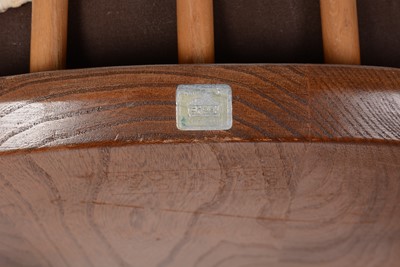 Lot 72 - Lucian Ercolani for Ercol furniture - a beech and elm dining table and four no 369 dining chairs