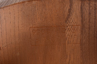 Lot 72 - Lucian Ercolani for Ercol furniture - a beech and elm dining table and four no 369 dining chairs