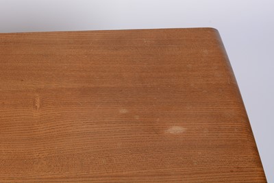 Lot 72 - Lucian Ercolani for Ercol furniture - a beech and elm dining table and four no 369 dining chairs