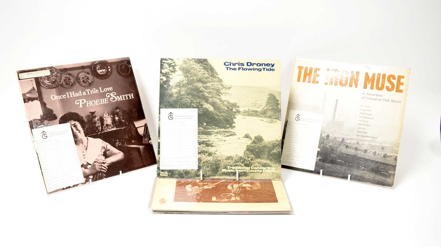 Lot 42 - A selection of folk LPs.