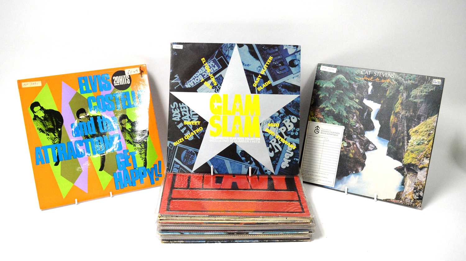 Lot 59 - A selection of mixed rock LPs.
