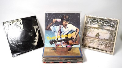 Lot 64 - A selection of mixed rock LPs.