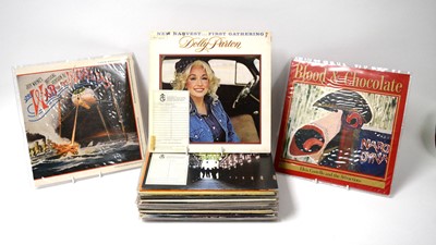 Lot 65 - A selection of mixed rock LPs.