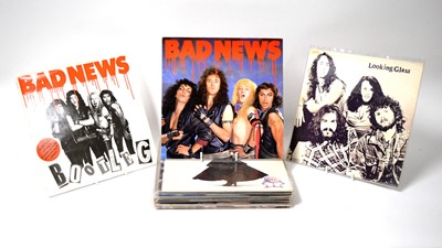 Lot 76 - A selection of mixed rock LPs.